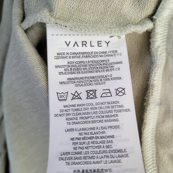 Varley Britannia Sweatshirt Sage Green XL - Picture 12 of 13